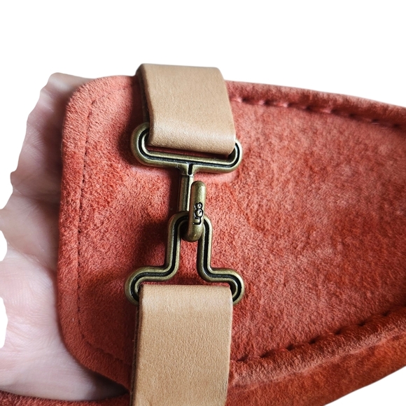 UGG Orange Loafers US 8 Leather Moccasins - Picture 12 of 16